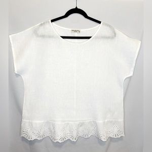 Terzo Millennio. Women's Size M. 100% Linen Shirt. Made in Italy.